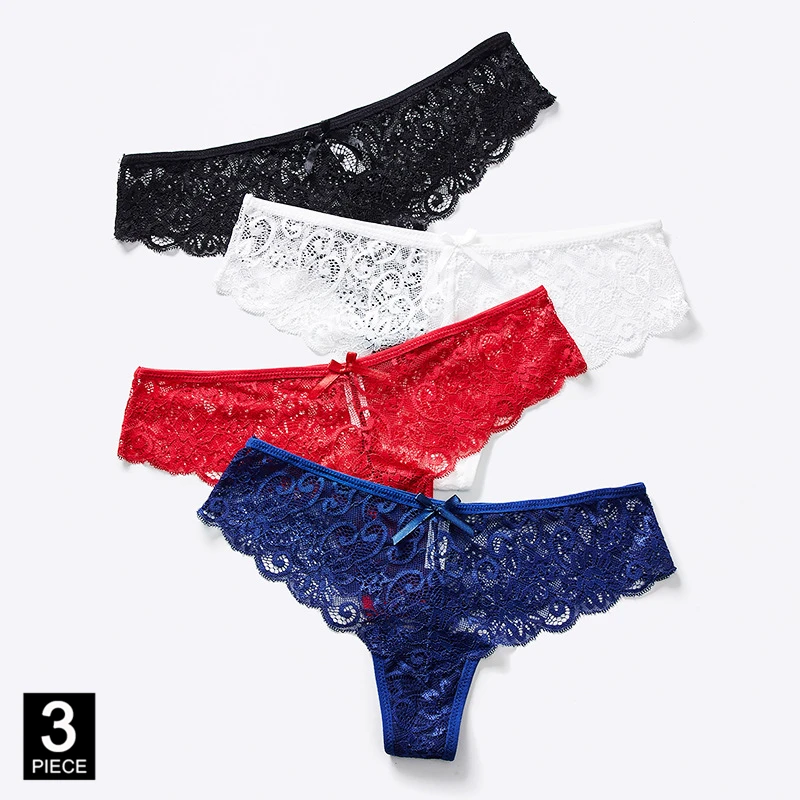 Sexy Women's Panties Plus Size Female Underwear Cotton Mid-rise Underpants Solid Color Ladies Briefs Floral Printed 3 Pcs/lot high waisted bikini underwear