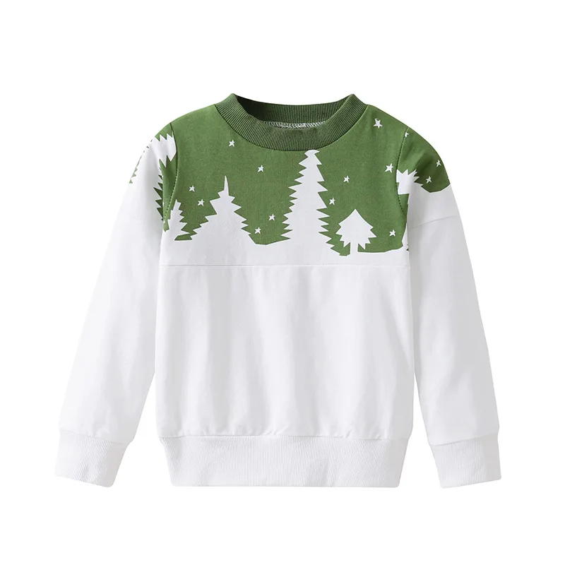 Одинаковая Рождественская одежда для всей семьи; свитер для женщин, мужчин и детей; Семейные футболки с рождественской елкой; одинаковые комплекты для семьи