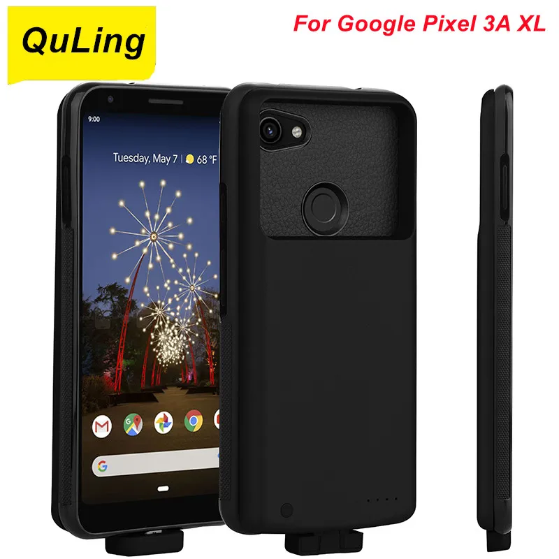 

QuLing 5000 Mah For Google Pixel 3a XL Battery Case 3a XL Battery Charger Power Bank Case For Google Pixel 3a XL Battery Case