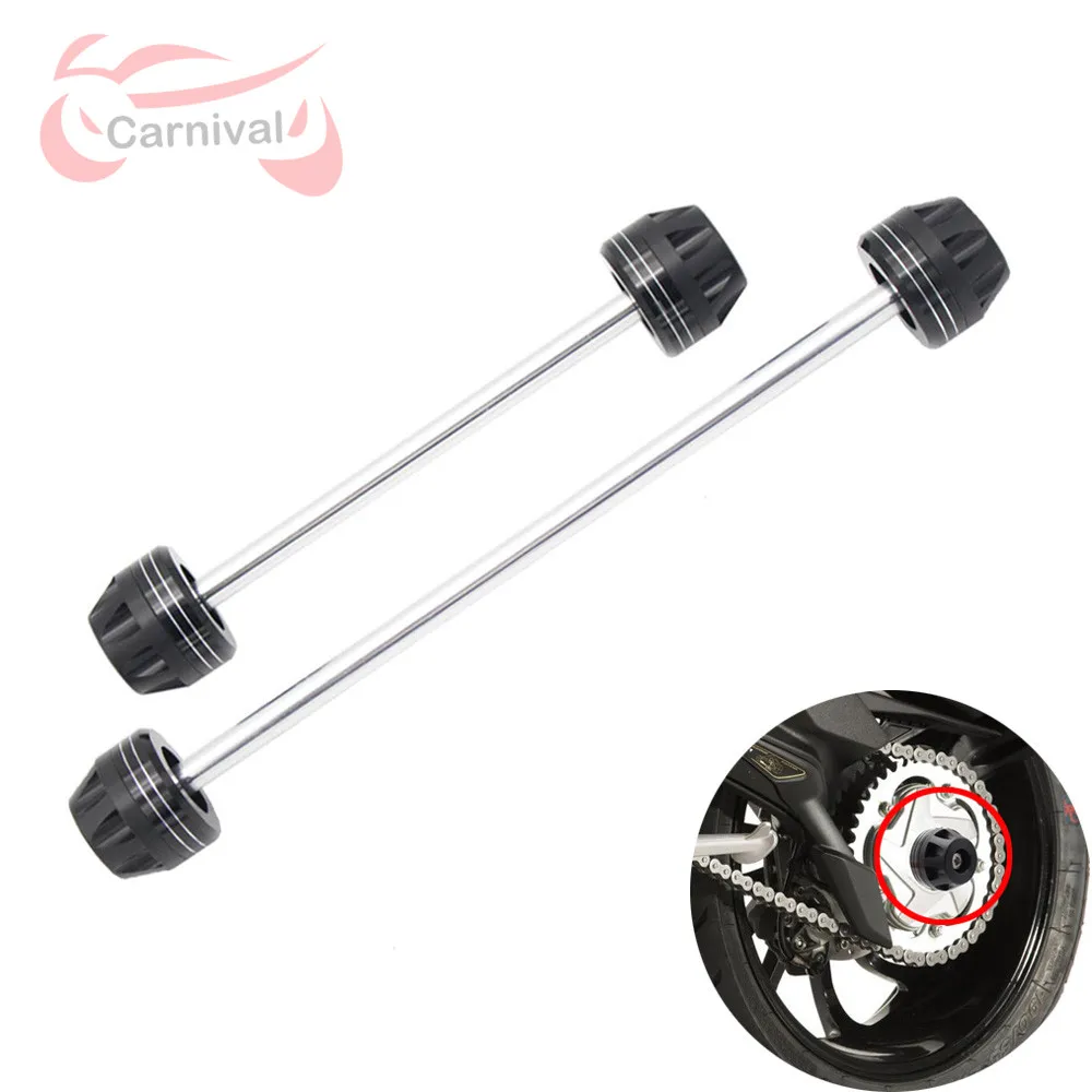 

For BMW S1000RR 2010-2014 11 12 13 Motorcycle Rear Front Axle Fork Sliders Wheel Protector Fall Protection