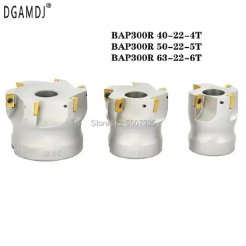

Face milling cutter head BAP300R 40-22-4T BAP300R 50-22-5T BAP300R 63-22-6T groove cutter head flat cutter for APMT1135 insert