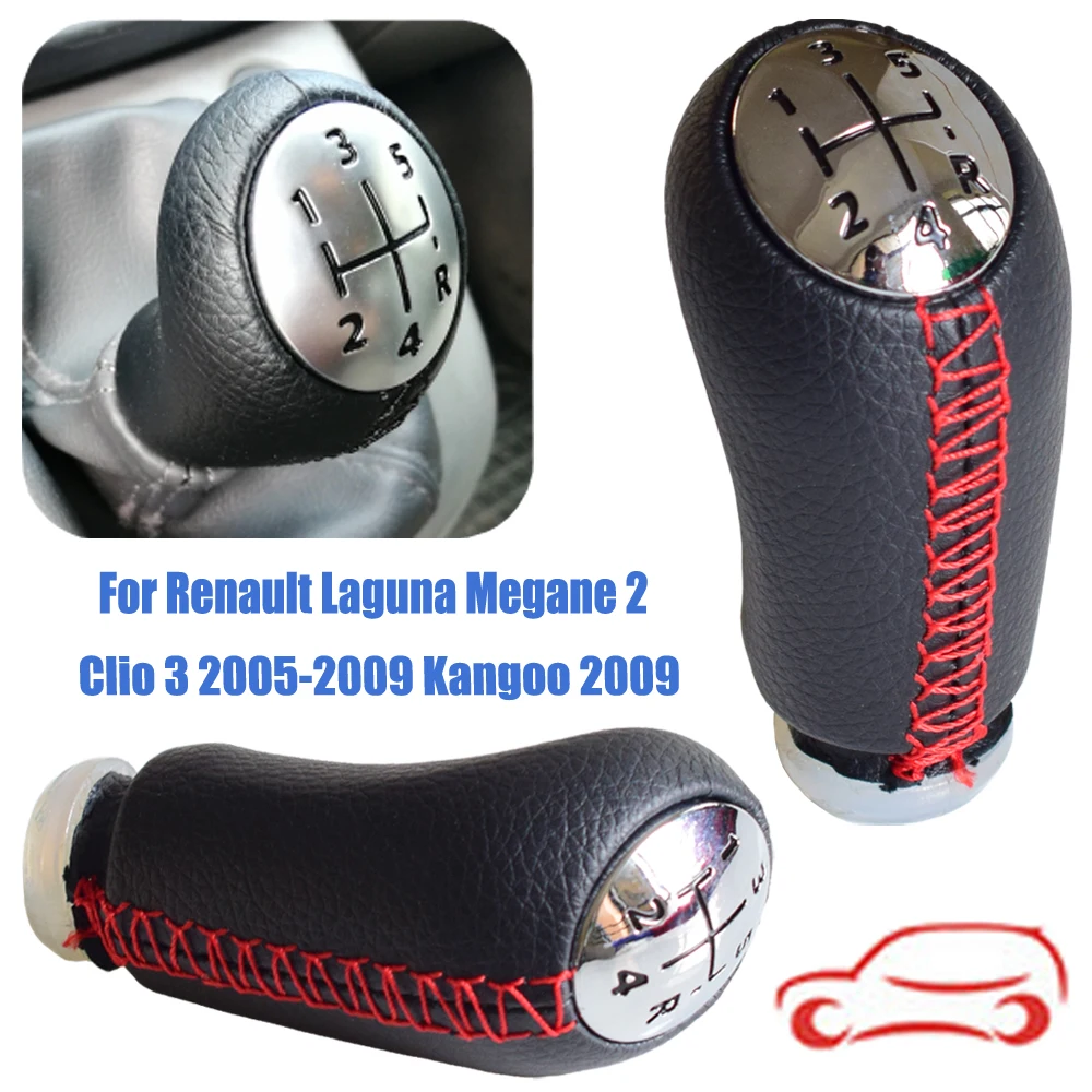 

Fit For Renault Laguna Megane 2 Clio 3 2005-2009 Kangoo 2009 Manual 5 Speed Gear Shifter Knob Stick Lever HandBall Car Styling