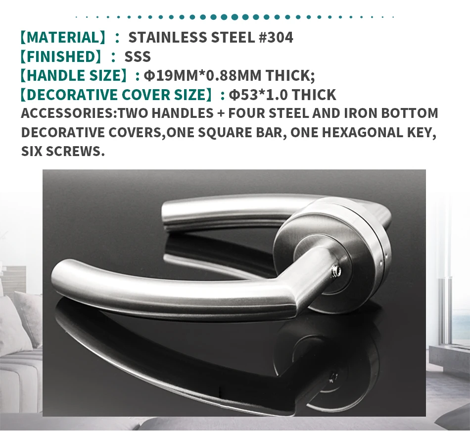 LH1007-Stainless-Steel-Half-Dummy-Door-Knob-For-Interior-Door-Lever-Brushed-Nickel-Door-Handle_02
