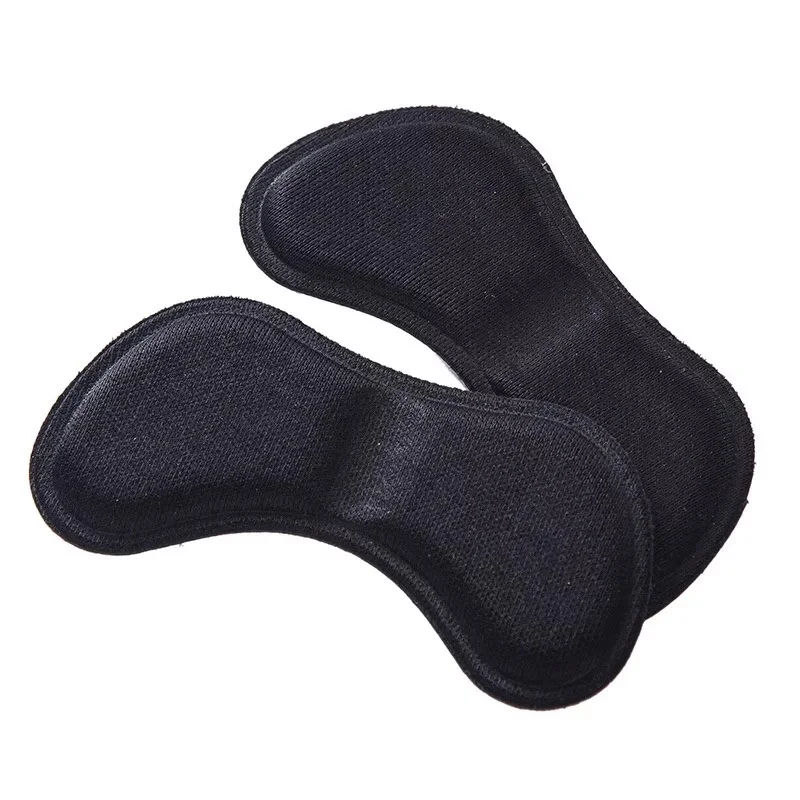 1Pair Heel Pad High Quality Sponge Invisible Back Soft Heel Pads High Heel Shoes Grip Adhesive Liner Cushion Insert Pad Insoles - Цвет: A1 Black