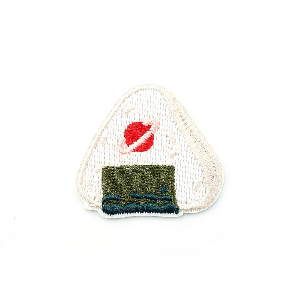 Rice Balls Size:3.5x4.0cm Iron On Badge Patch Embroidered Applique Sewing Clothes Stickers Garment Apparel Accessories | Дом и сад