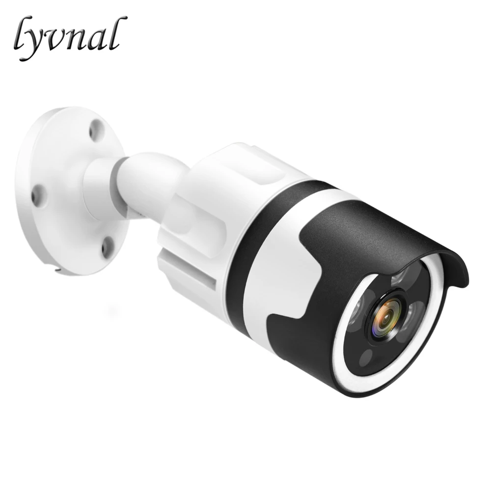 LYVNAL full hd 4ch 1080p ip-камера безопасности poe с аудио h.265 8ch 5mp 2mp poe nvr комплект p2p onvif 4ch poe Комплект plug and play