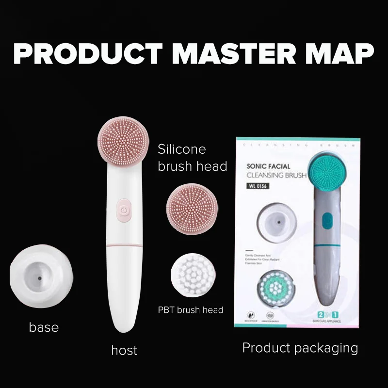 Electric Face Cleanser Facial Cleansing Skin Care Brush Face Vibrating Massager Deep Cleaning Brush for Masks Skin Care - Image 6