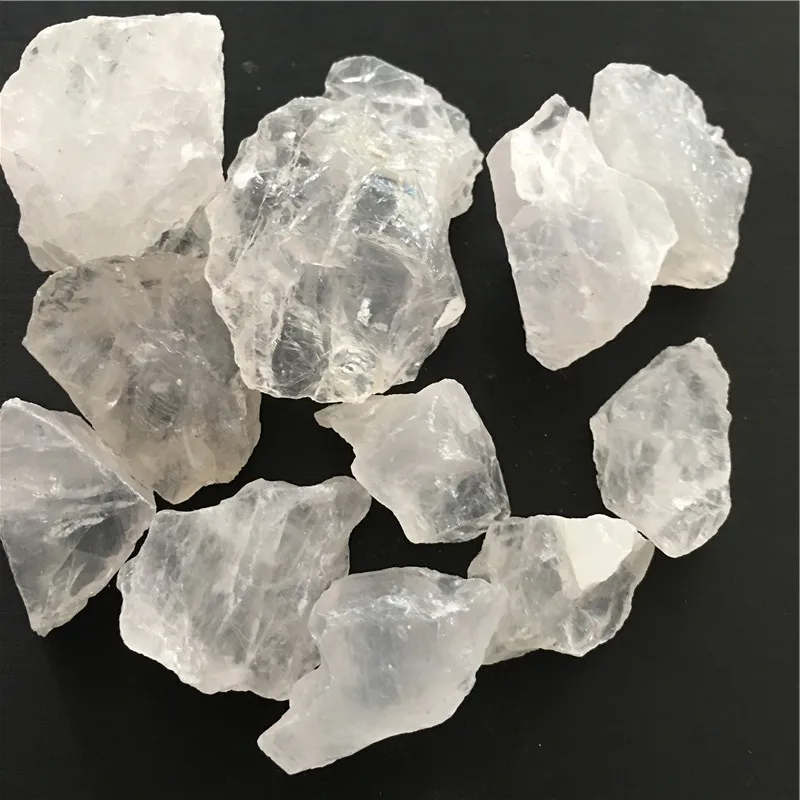 500 г 1000 оптовая продажа Натуральный Белый Камень Кристалл кварц неполированный