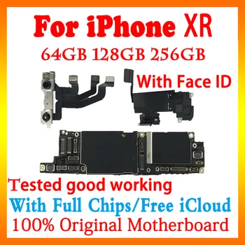 

Original Motherboard For iPhone XR motherboard With/NO Face ID,Free iCloud For iPhone XR logic board With IOS System full chips