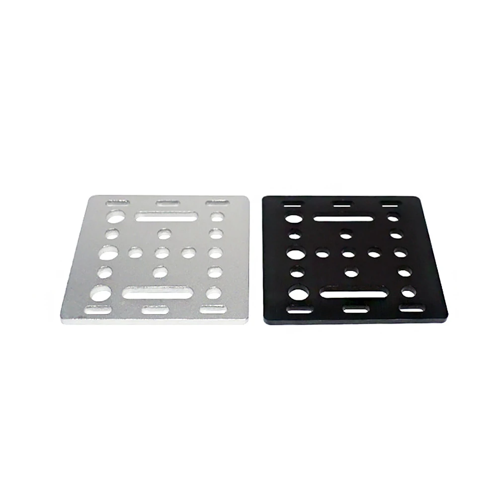 3D Printer Part Openbuilds V-Slot Gantry Plate 20mm Black Sand Blasting 65.5mmx65.5mmx3mm Without Wheel Dropshipping | Компьютеры и