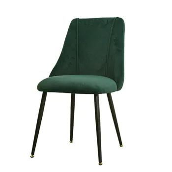 

Red Dining Chair In North Europe Modern Simple Home Backrest Creative Leisure Makeup Stool Room Desk