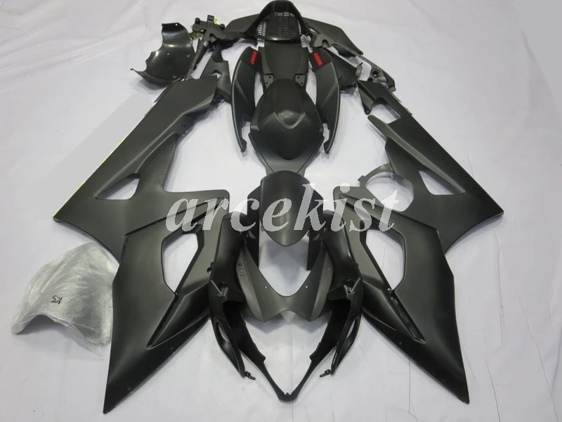 4 бесплатных подарка ABS обтекатели комплект подходит для SUZUKI GSX-R1000 K5 2005 2006 05 06 gsxr1000 Кузов Набор на заказ хороший матовый черный