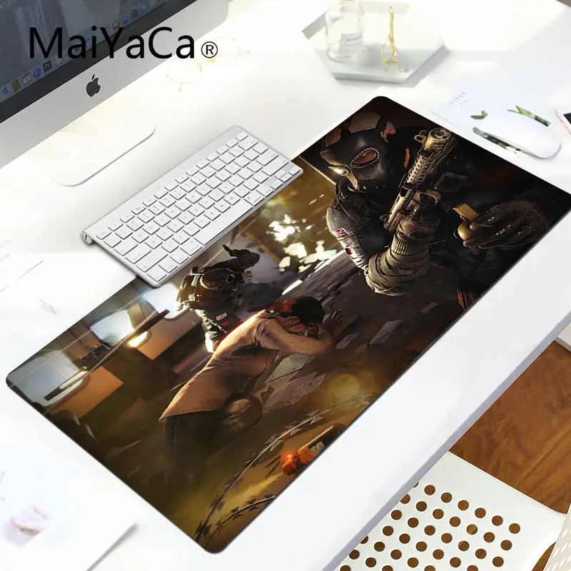 LockEdge 30x80cm MaiYaCa rainfoosix Siege противоскользящие прочные силиконовые компьютерные коврики Удобная мышка коврик игровая защелка для мыши - Цвет: LockEdge 30x80cm