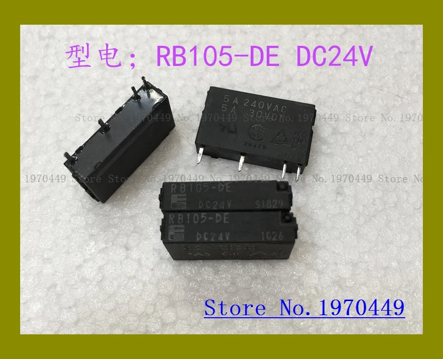 RB105 DE RB105 DC24V 5A 4|릴레이| - AliExpress