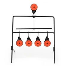 

Self Resetting Spinning Metal Targets For Shooting Air Gun Rifle Paintball Hunitng And Equipment Airsoft Practice Accessories