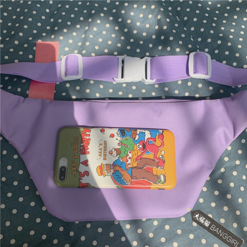Поясная Сумка Женская поясная сумка с вышивкой на груди сумки с бананами Harajuku уличный стиль хип-хоп сумка женская сумка через плечо для отдыха