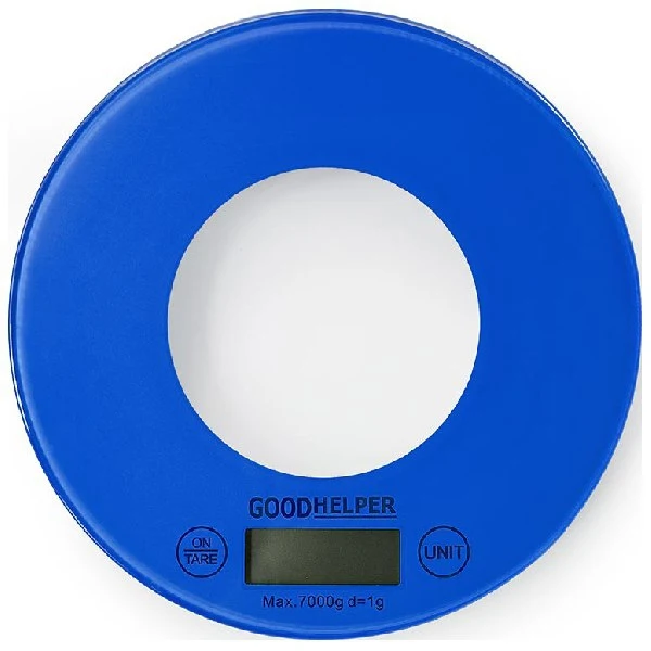 Кухонные весы GoodHelper KS-S03 голубые | Дом и сад