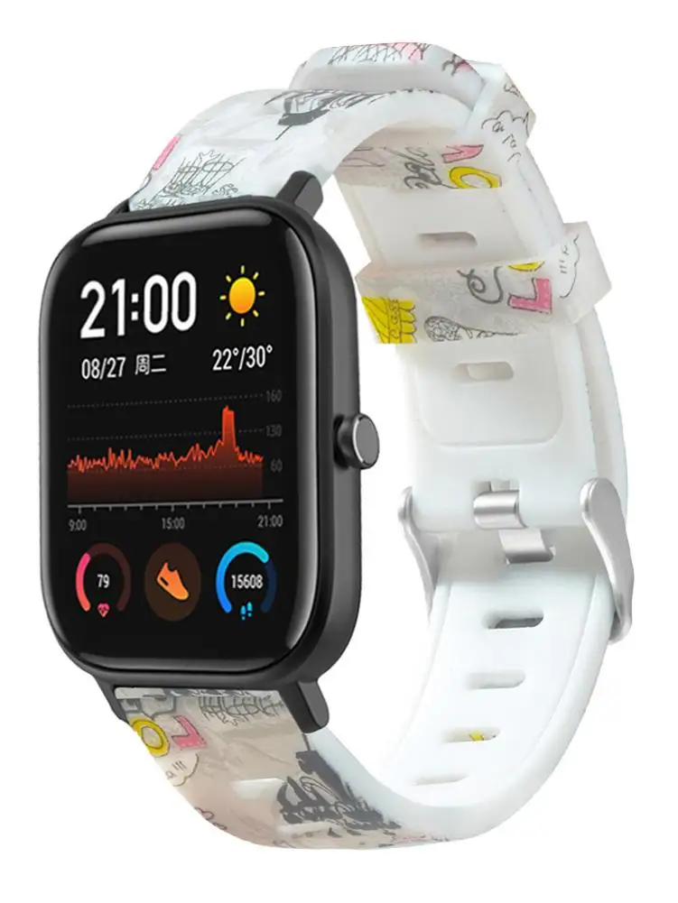 Ремешок силиконовый для смарт часов Xiaomi Huami Amazfit GTS|Смарт-аксессуары| |