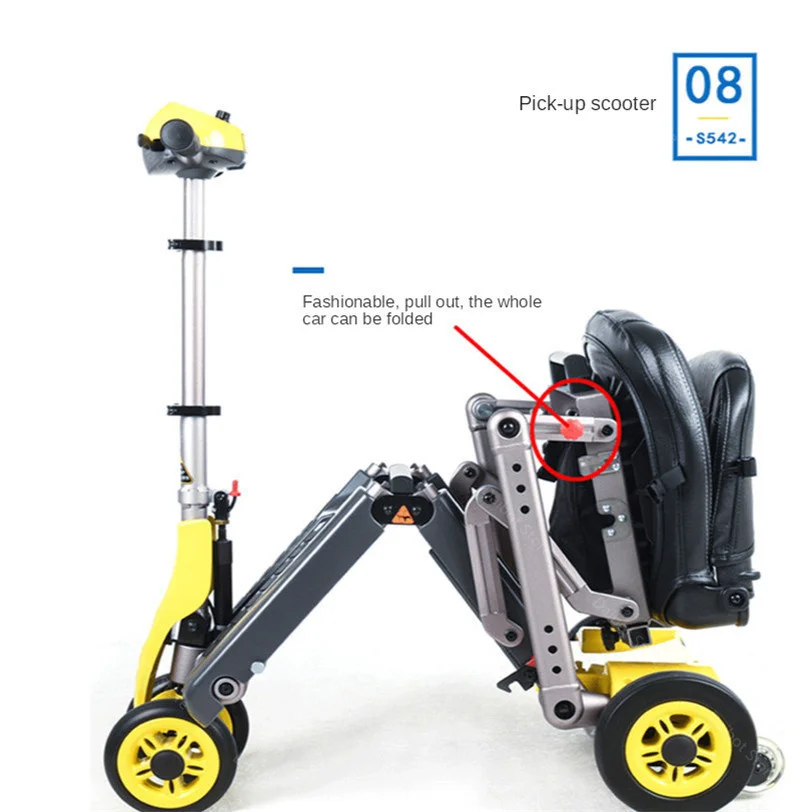 DB Foldable Electric Scooter Four Wheeled Electric Scooters 11.5AH 24V 340W ElderlyDisabled E Scooter Electric (10)