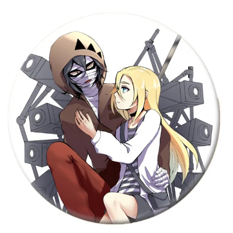 sexy anime cosplay Free Shipping Anime Angels of Death Enamel Pin Figure Cosplay Badge Backpack Icon Button Cartoon Brooch Accessories Gifts anime halloween costumes Cosplay Costumes