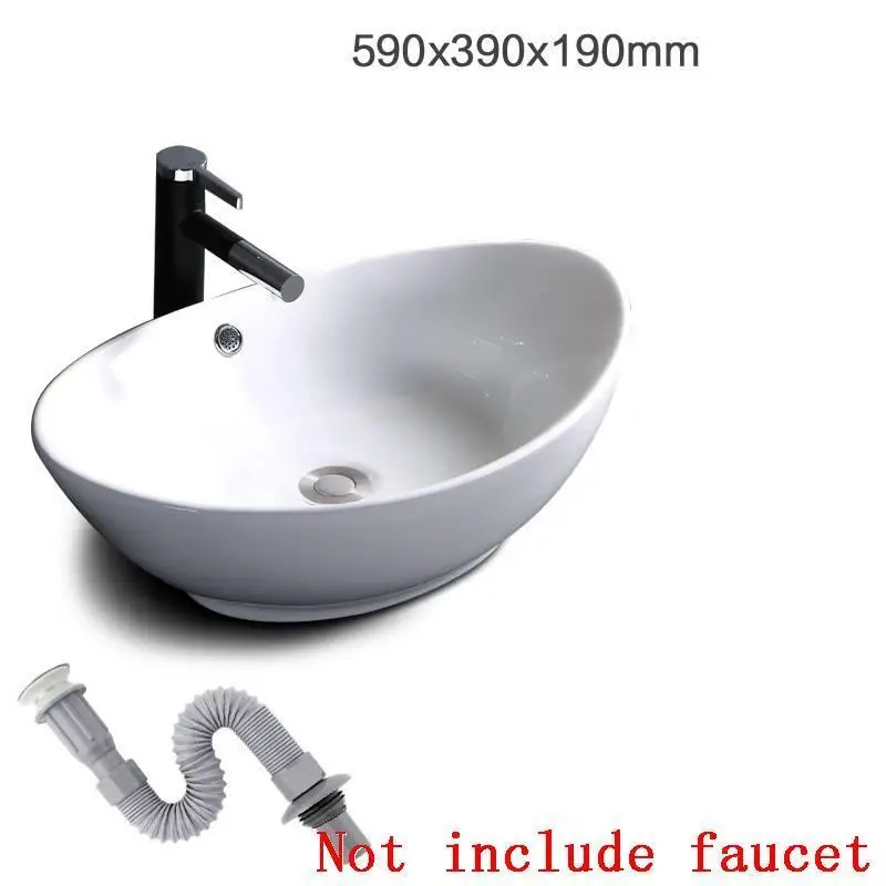 Черная чаша Banyo Waschbecken Sobre Encimera Mano Bagno Evier Bacia De Lavagem Pia Cuba Banheiro раковина для ванной Lavabo умывальник - Цвет: Version Q