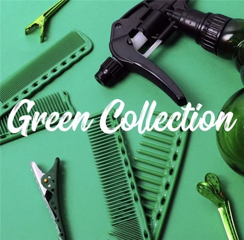 

Japan "YS PARK" 2020 New Arrival Green Collection Professional Cutting Comb High Quality Barber Shop Hairdressing Salon Combs