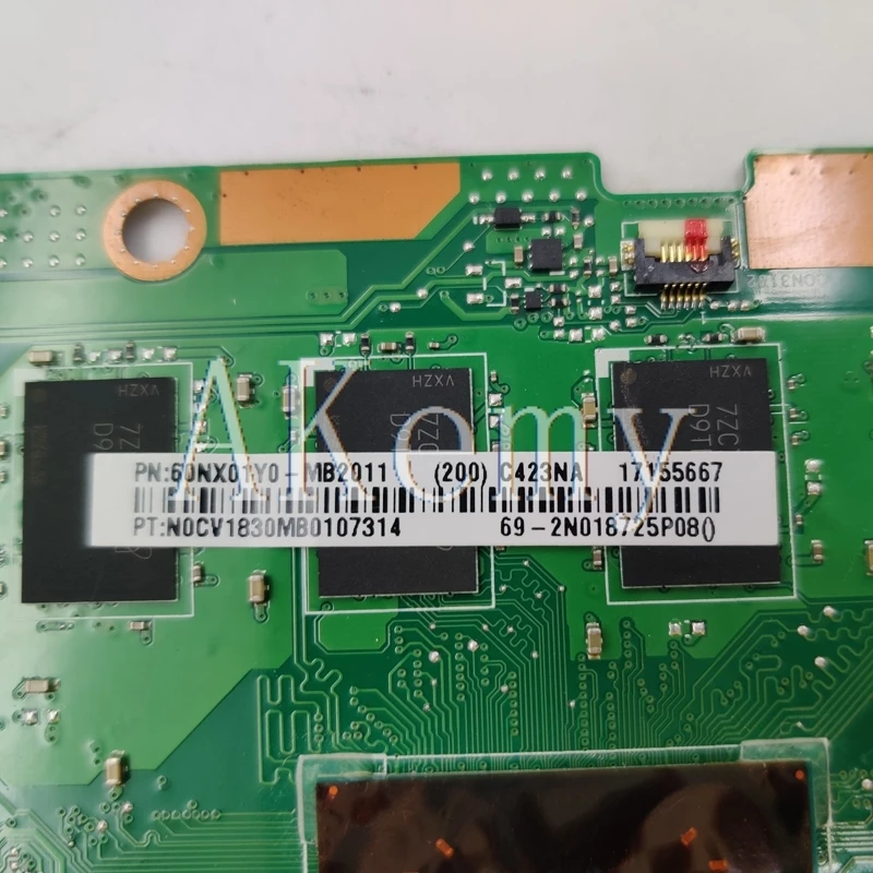 C423NA материнская плата для ноутбука 32 Гб SSD для ASUS Chromebook C423NA C423N C423 N3350 cpu 4 Гб ram оригинальная mianboard ТЕСТ ОК