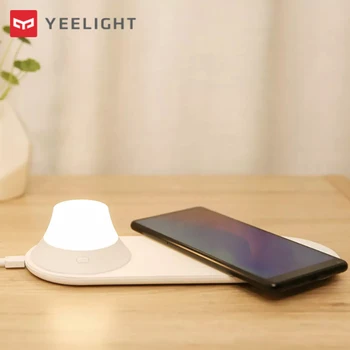 

Yeelight Wireless Charging Night Light LED Smart Quick Fast Charging 15W MAX For iPhone Samsung Galaxy S9 Huawei Mate 20 Pro