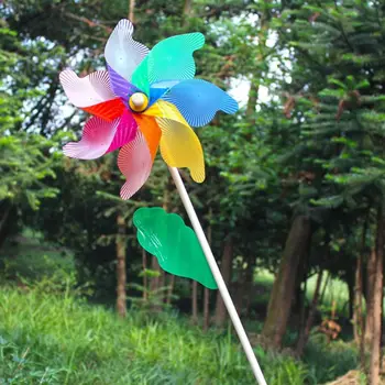 

32cm Colorful Windmill Wind Spinner Wheel Ornament Garden Yard Decoration Kids