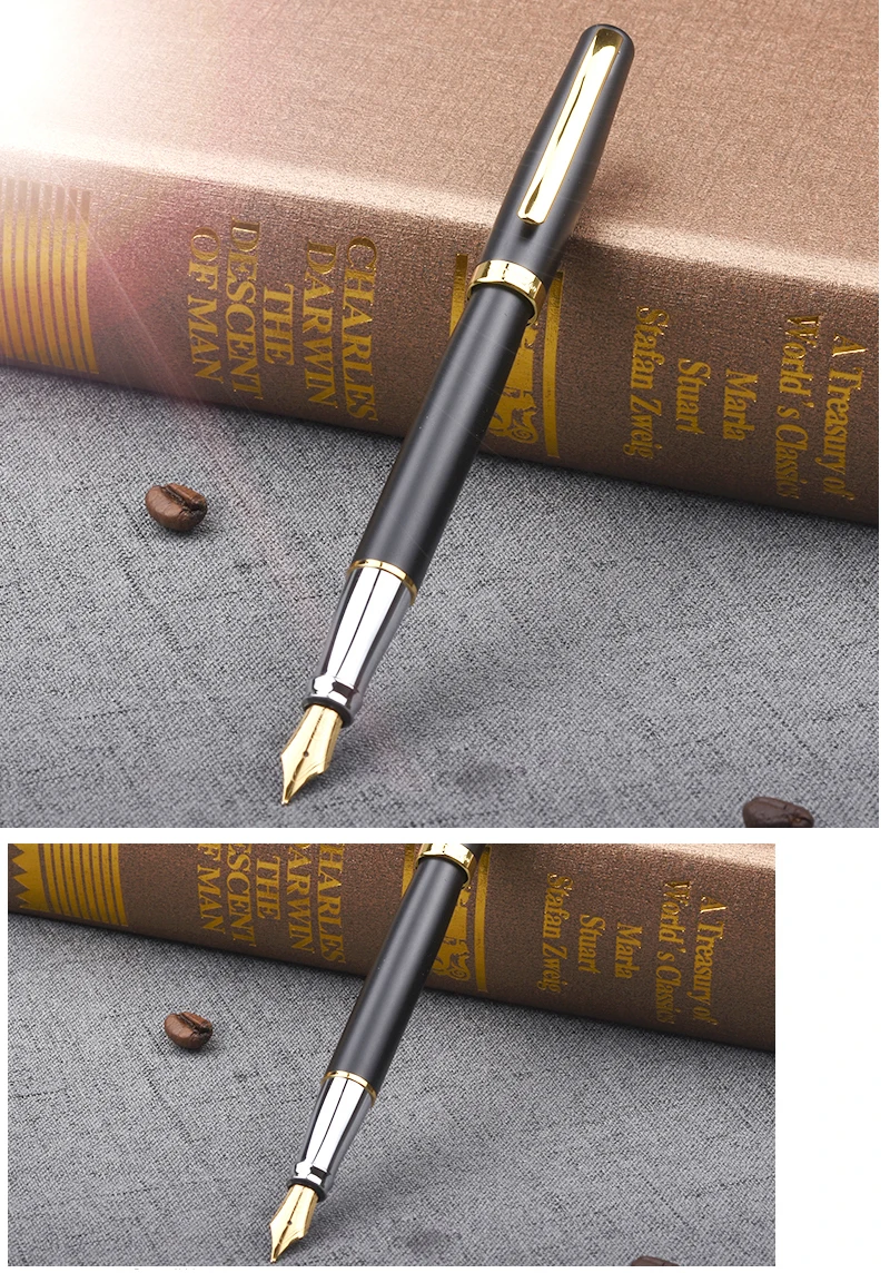 Высококачественная перьевая ручка Iraurita, чернильная ручка, Золотое перо, роскошный зажим 0,5 мм, Caneta tinteiro Stylo plume Penna stilografica 03862