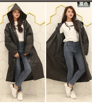 

Fashion Man Raincoat Women Thickened Waterproof Rain Poncho Coat Adult Clear Transparent Camping Hoodie Outdoor Rainwear AA50YY