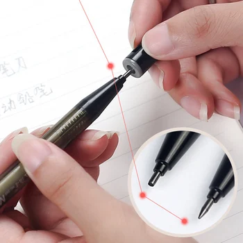 

2.0mm Drawing Automatic Pencil Writing Painting Design Sketching Mechanical Pencil Black Refills School Office Stationery