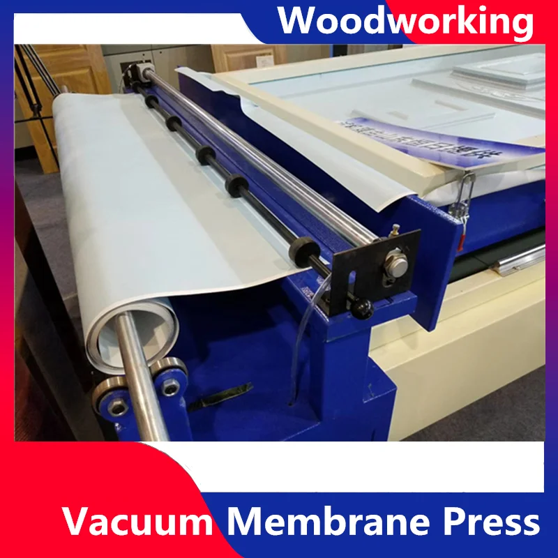 full automation double seat vacuum membrane hot press machine for pvc to wooden door  cnc router laser engraver