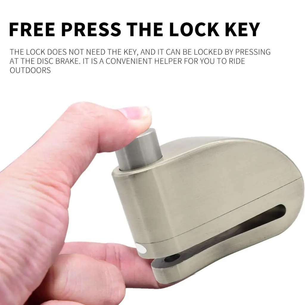 Anti-theft Padlock Motorcycle Wheel Disc / Security Lock For Motorcycle Tire