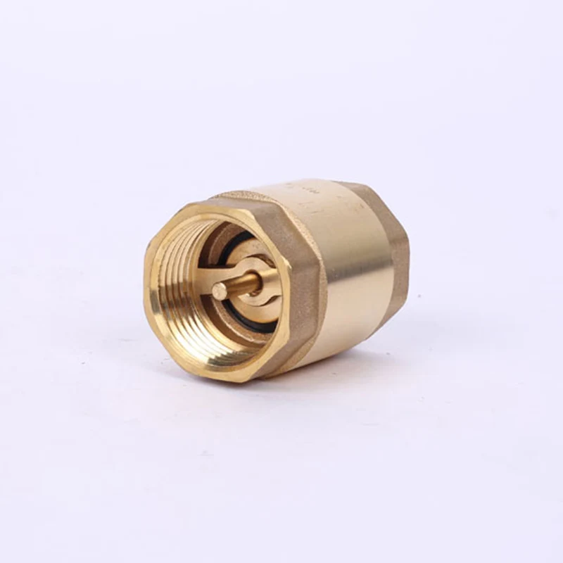 Brass In-line Spring Check Valve Thread One Way Check Valve for Liquid Gas MU8669