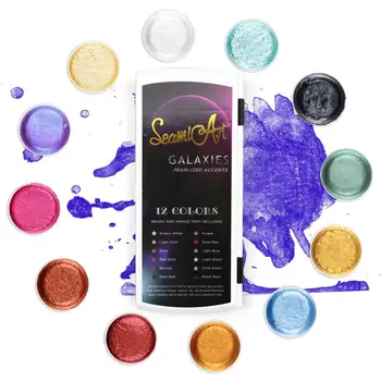 

12 Color Metallic Watercolor Paint Set Gold Paint Watercolors with Water Brush for Painting Water Color Pigment Art Supplies
