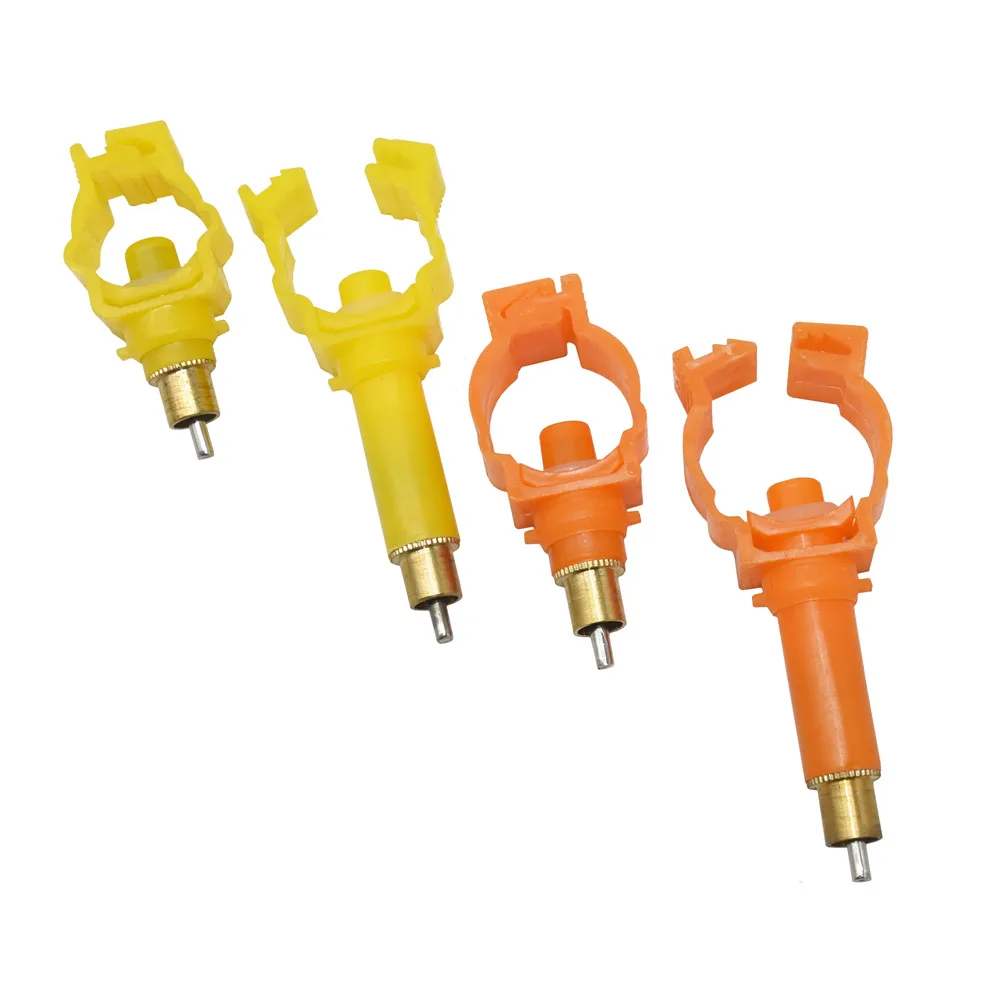 5 uds bebedor con tetina para conejo 20 mmto25 mm dispensador especial de agua cabeza de cobre boca de gallina suministros para animales
