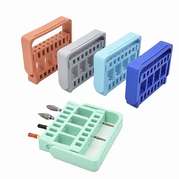 

5 pcs Autoclavable Two Functions Endo Block 32 Holes High Quality Endo Holder for FG HP burs Endo files