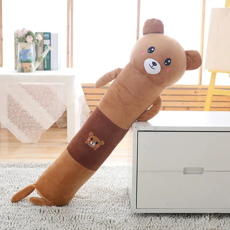 140cmKawaii плюшевые игрушки для кошек, мягкие куклы в виде животных, детские подарочные куклы, милые игрушки для собак, украшение дома, мягкие подушки - Цвет: Фиолетовый