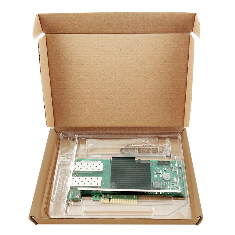 Сетевой Ethernet адаптер PCI Express 3 0x8 10 ГБ Intel X710 SFP + для подключения к сети|Сетевые