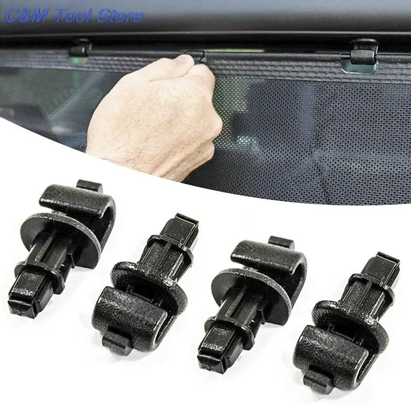 Car Door Sun Shade Hook Clip Rivet Sliding Door Sun Shade Hook Clip Kit