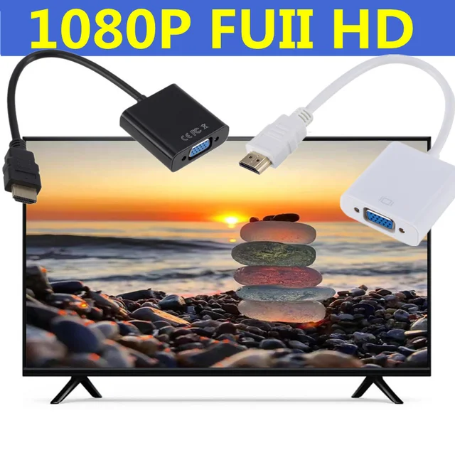 41106-7339c1.jpg Cable convertisseur numérique 1080P HDMI-compatible vers VGA adaptateur numérique vers analogique