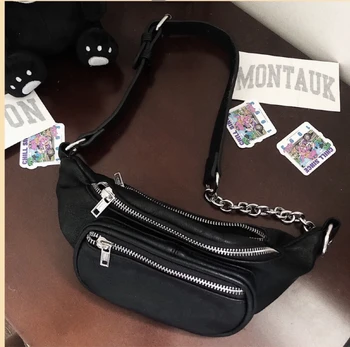 

Bags Women's Bags New 2020 Retro Diagonal Chain Chest Bag Waist Bag bm Bag