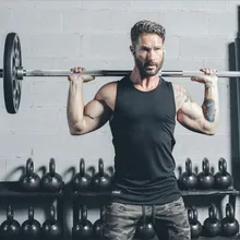 Мышцы Фитнес братьев Для мужчин спортивные Фитнес бег учебные Эластичность жилет Slim Fit дышащая рубашка без рукавов Для Мужчин's