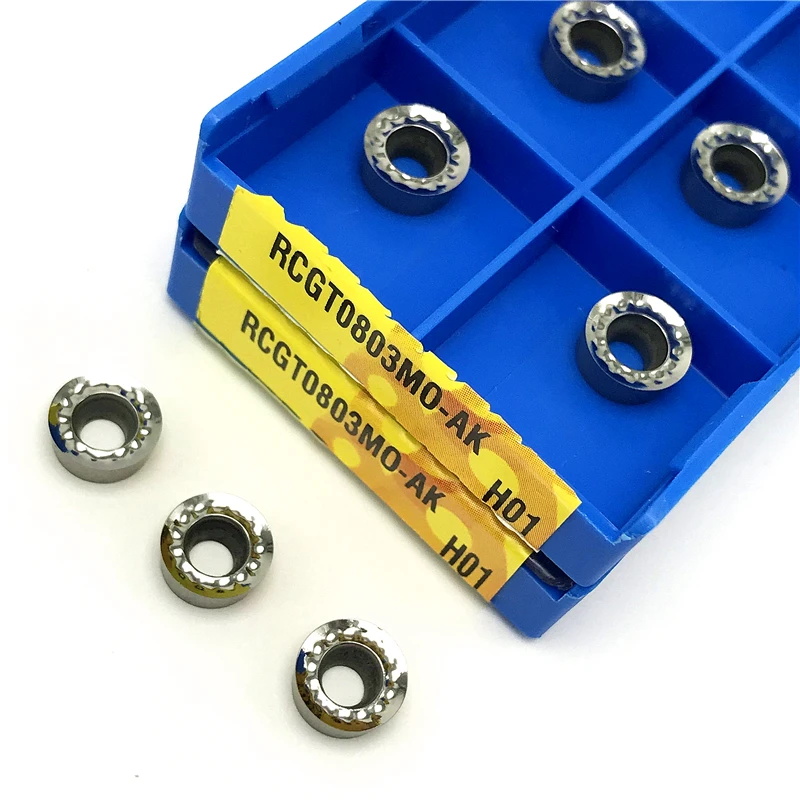 RCGT0803 MO AK H01 Aluminum Insert Indexable Milling turning tool CNC