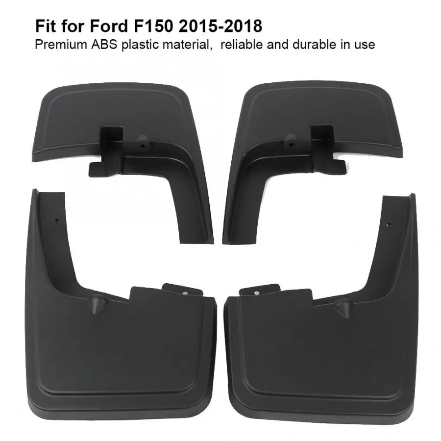 4 шт. брызговик автомобиля брызговик крышка крыло подходит для Ford F150 ABS пластик авто аксессуары