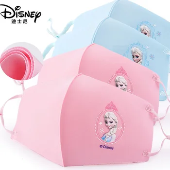 

Disney princess Frozen Washable Non-disposable Children Face Masks Marvel Spiderman sponge Anti-Dust Protective 3-12Y