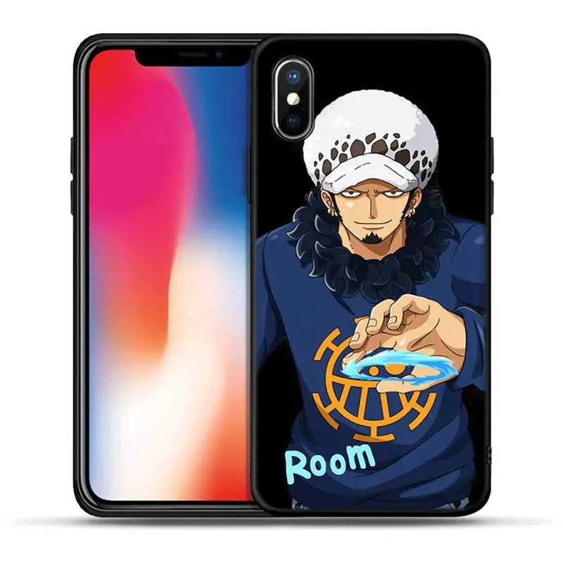 One piece Аниме Луффи Ace Zoro для iPhone X XR XS Max 8 7 6 6S Plus 5 5S SE Мягкий силиконовый чехол, Fundas ETUI COQUE - Цвет: H1361