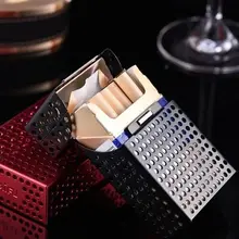 Вмещает 20 шт сигарет коробка для сигарет персональный чехол для сигарет портативный мужской/женский портсигар рукав гаджеты для мужчин(China)