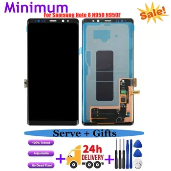 

6.3" AMOLED For Samsung Galaxy Note 8 N950 N950F N950N LCD Display Touch Screen Digitizer Assembly Replacement Parts